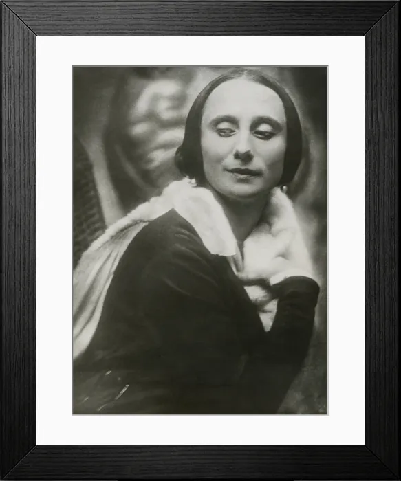 Framed Print : Anna Pavlova, Russian Dancer. She was a principal dancer of the Imperial Russian Ballet and the Ballets Russes of Sergei Diaghilev. Ca. 1920s. - (BSLOC_2014_17_194)