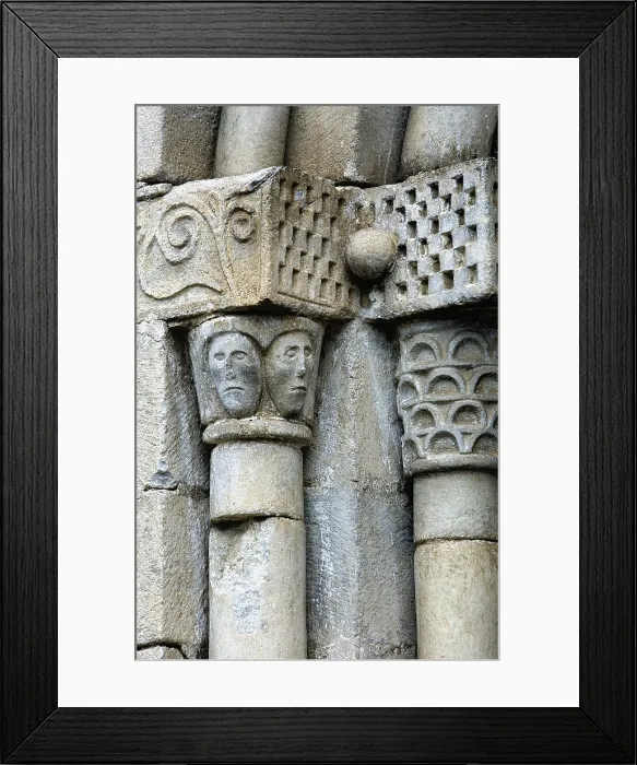Framed Print : SPAIN. LLEIDA. Vall d'Aran. Escunhau. Church of Sant Pere (Saint Peter). Capital. Romanesque art. - Lucas Vallecillos / Iberfoto / Everett Collection (383176)**US SALES ONLY** Framed Print : SPAIN. LLEIDA. Vall d'Aran. Escunhau. Church of Sant Pere (Saint Peter). Capital. Romanesque art. - Lucas Vallecillos / Iberfoto / Everett Collection (383176)**US SALES ONLY**