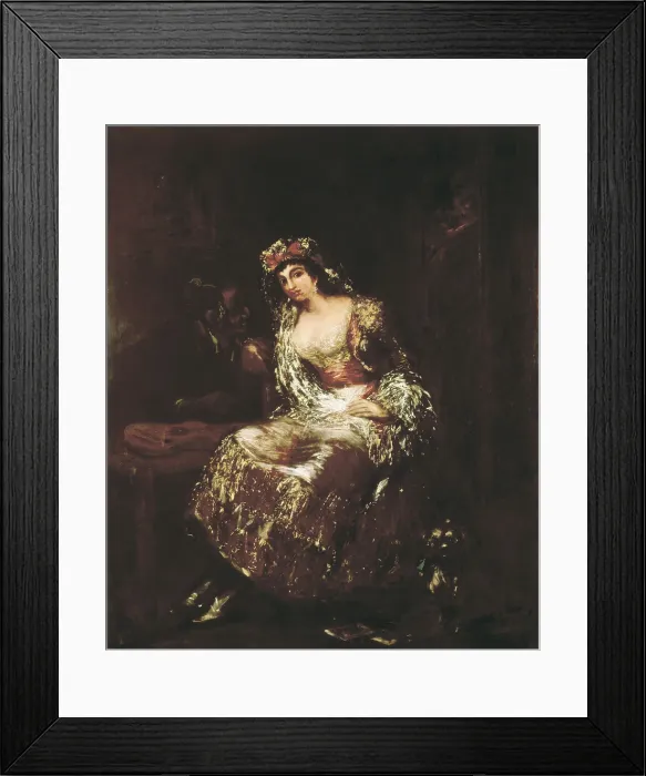 Framed Print : LUCAS VELAZQUEZ, Eugenio (1817-1870). The Maja. 1867. Romanticism. Oil on canvas. SPAIN. Madrid. LAzaro Galdiano Foundation Framed Print : LUCAS VELAZQUEZ, Eugenio (1817-1870). The Maja. 1867. Romanticism. Oil on canvas. SPAIN. Madrid. LAzaro Galdiano Foundation