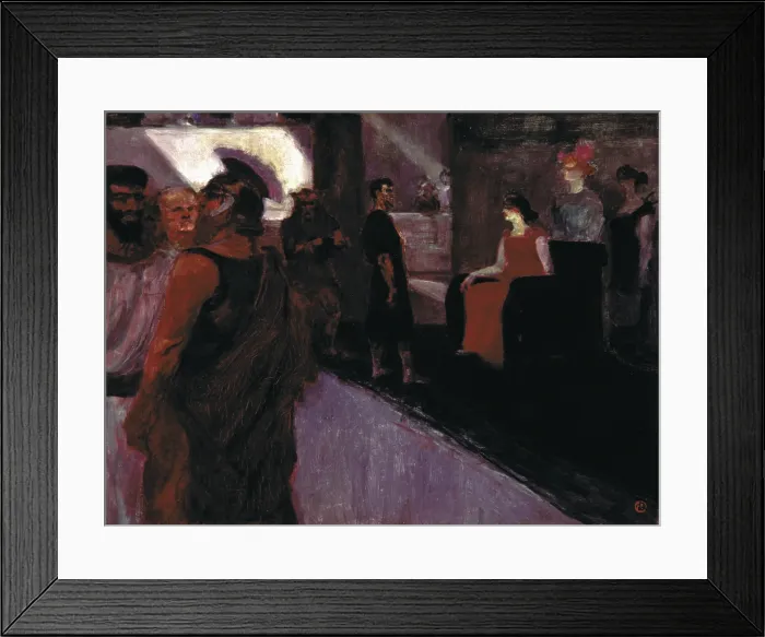 Framed Print : Enthroned Messalina, by Henri de Toulouse Lautrec, 1900 - 1901, 20th Century, oil on canvas, 46 x 61 cm - France, Albi, Toulouse-Lautrec Museum. Whole artwork view Framed Print : Enthroned Messalina, by Henri de Toulouse Lautrec, 1900 - 1901, 20th Century, oil on canvas, 46 x 61 cm - France, Albi, Toulouse-Lautrec Museum. Whole artwork view