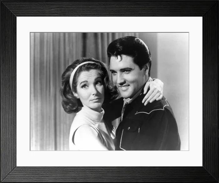 Framed Print : TICKLE ME, from left: Julie Adams, Elvis Presley, 1965