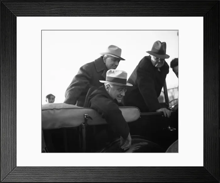 Framed Print : President Roosevelt, Rex Tugwell, and Dr