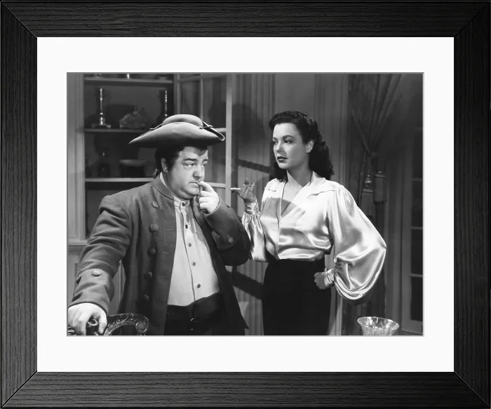 Framed Print : THE TIME OF THEIR LIVES, from left, Lou Costello, Marjorie Reynolds, 1946