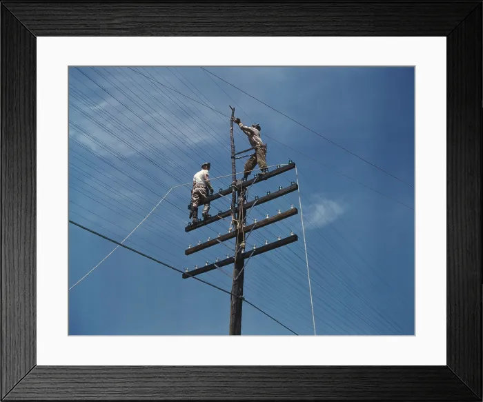 Framed Print : The investment made in TVA public works projects during the Great Depression paid off in World War II