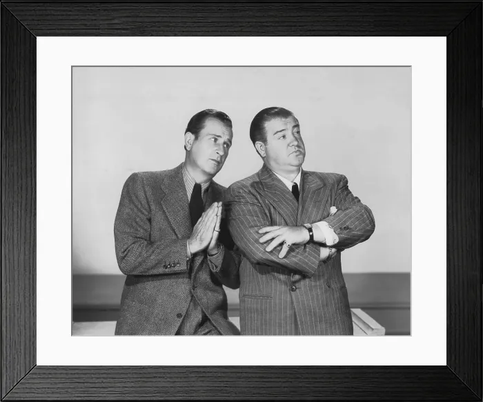 Framed Print : THE TIME OF THEIR LIVES, from left: Bud Abbott, Lou Costello, 1946 Framed Print : THE TIME OF THEIR LIVES, from left: Bud Abbott, Lou Costello, 1946