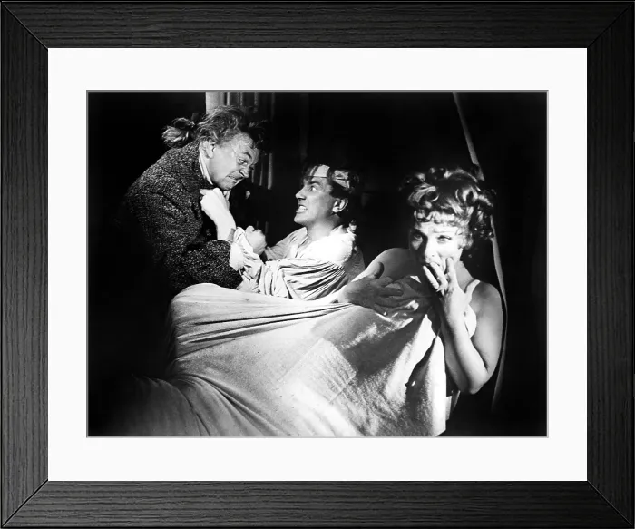 Framed Print : TOM JONES, Frank Howerd, Albert Finney, Joyce Redman, 1963