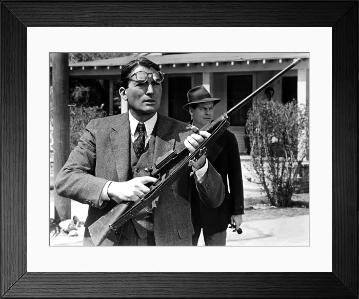 Framed Print : TO KILL A MOCKINGBIRD, Gregory Peck, Frank Overton, 1962