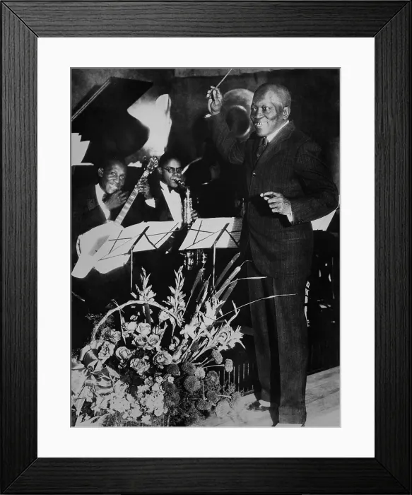 Framed Print : Jack Johnson, Flamboyant African American heavyweight