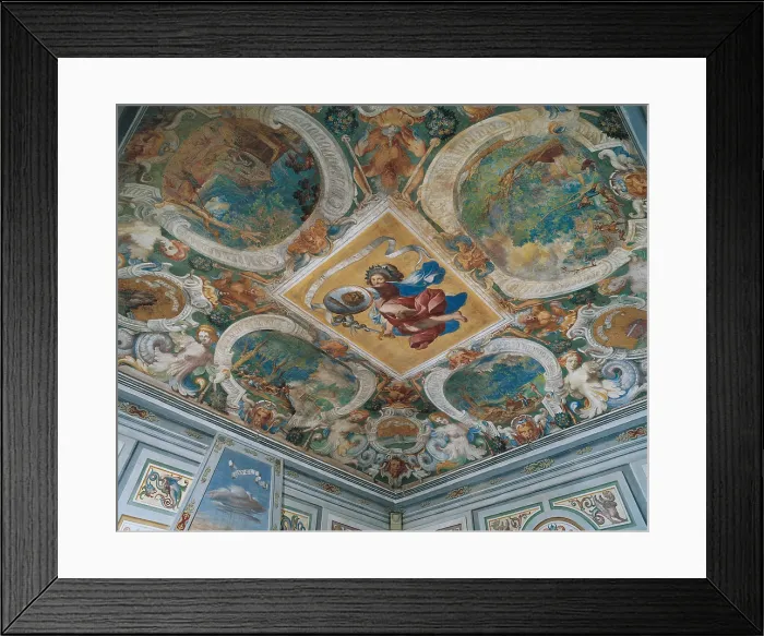 Framed Print : Decoration of Villa Visconti Borromeo Litta in Lainate, by Camillo Procaccini, workshop of Camillo Procaccini, 1587 - 1589 about, 16th Century, fresco, - Italy, Lombardy, Milan Framed Print : Decoration of Villa Visconti Borromeo Litta in Lainate, by Camillo Procaccini, workshop of Camillo Procaccini, 1587 - 1589 about, 16th Century, fresco, - Italy, Lombardy, Milan