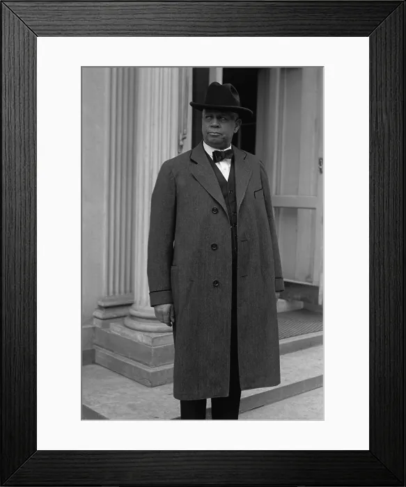 Framed Print : Oscar Stanton De Priest served as a U.S. Congressman from Illinois from 1929 to 1935