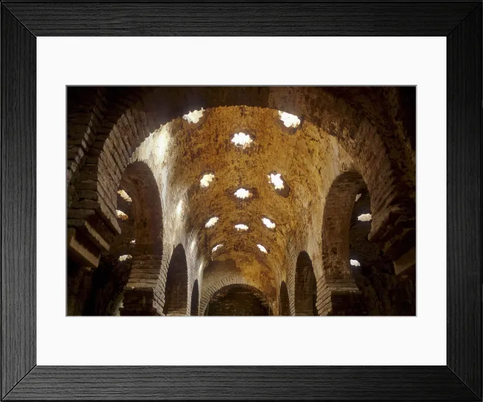 Framed Print : SPAIN. Ronda. Moorish baths (13th-14th centuries). Main hall. - Lucas Vallecillos / Iberfoto / Everett Collection (386139)**US SALES ONLY** Framed Print : SPAIN. Ronda. Moorish baths (13th-14th centuries). Main hall. - Lucas Vallecillos / Iberfoto / Everett Collection (386139)**US SALES ONLY**