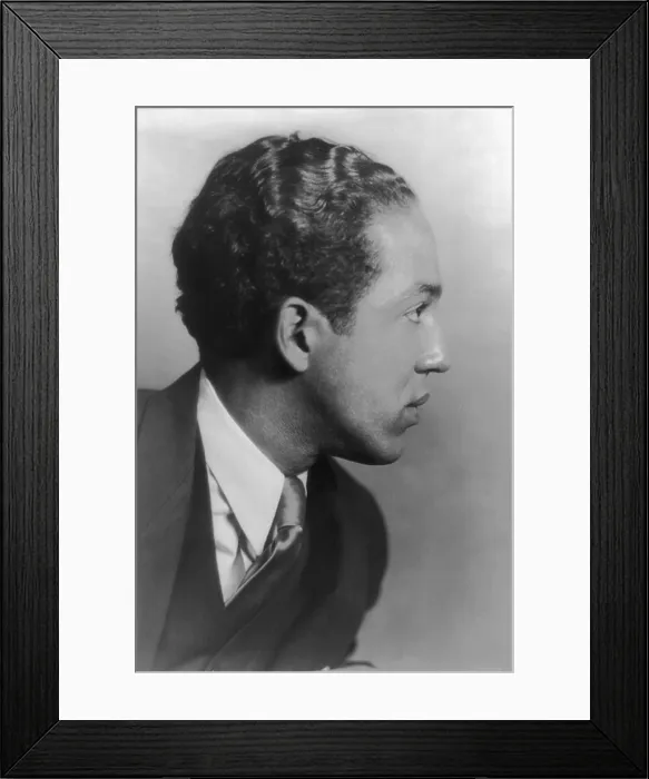 Framed Print : Langston Hughes, African American poet, novelist, playwright, and journalist, ca. 1930. (BSLOC_2015_16_141)