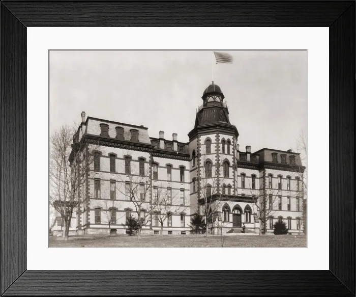 Framed Print : Howard University was founded in 1867, as an academic university, offering higher education in the liberal arts and sciences to African American men and women