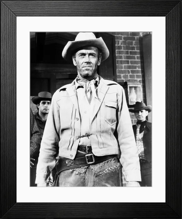 Framed Print : THE TIN STAR, Henry Fonda, 1957