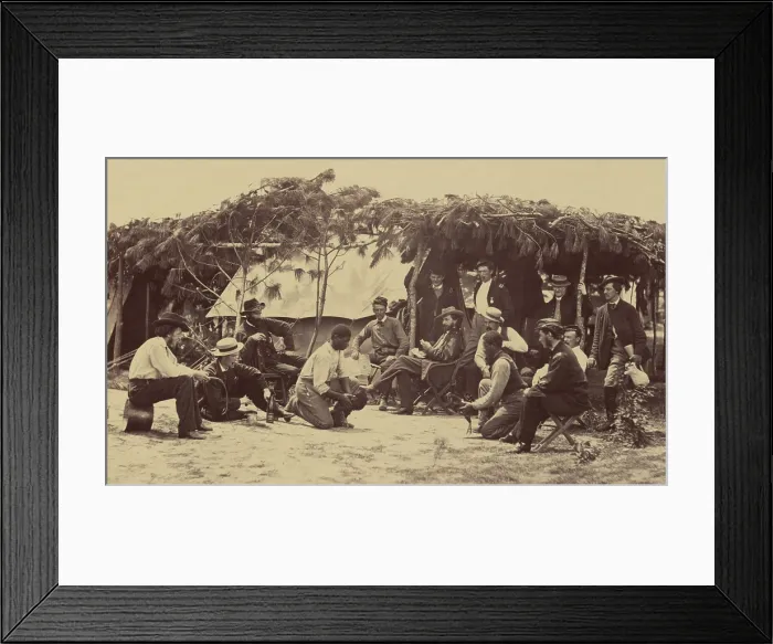 Framed Print : To the amusement of Union soldiers, two African American men start a cockfight during a break in the Richmond-Petersburg Campaign, fought from June 1864, to March 1865 Framed Print : To the amusement of Union soldiers, two African American men start a cockfight during a break in the Richmond-Petersburg Campaign, fought from June 1864, to March 1865