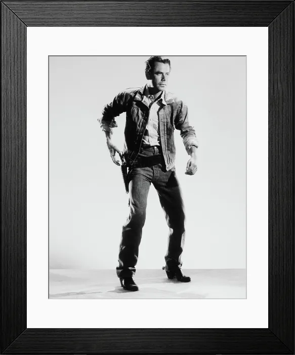 Framed Print : THE AMERICANO, Glenn Ford, 1955 Framed Print : THE AMERICANO, Glenn Ford, 1955