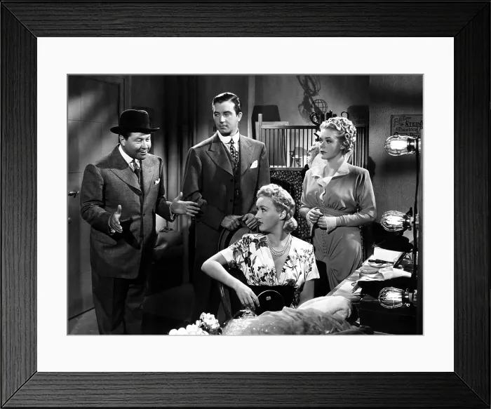 Framed Print : TIN PAN ALLEY, Jack Oakie, John Payne, Betty Grable, Alice Faye, 1940, TM & Copyright (c) 20th Century Fox Film Corp. All rights reserved