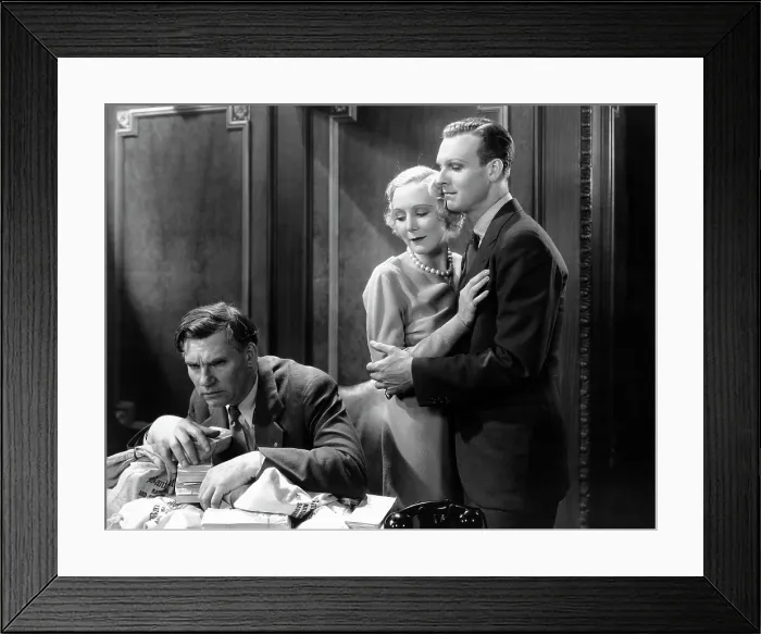Framed Print : AMERICAN MADNESS, Walter Huston, Kay Johnson, Gavin Gordon, 1932 Framed Print : AMERICAN MADNESS, Walter Huston, Kay Johnson, Gavin Gordon, 1932