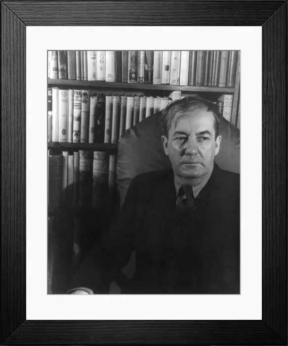 Framed Print : Sherwood Anderson, American author. His most popular works were a collection of short stories Winesburg, Ohio 1919; and a novel, Dark Laughter 1925. Nov Framed Print : Sherwood Anderson, American author. His most popular works were a collection of short stories Winesburg, Ohio 1919; and a novel, Dark Laughter 1925. Nov