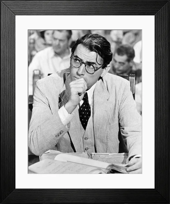 Framed Print : TO KILL A MOCKINGBIRD, Gregory Peck, 1962