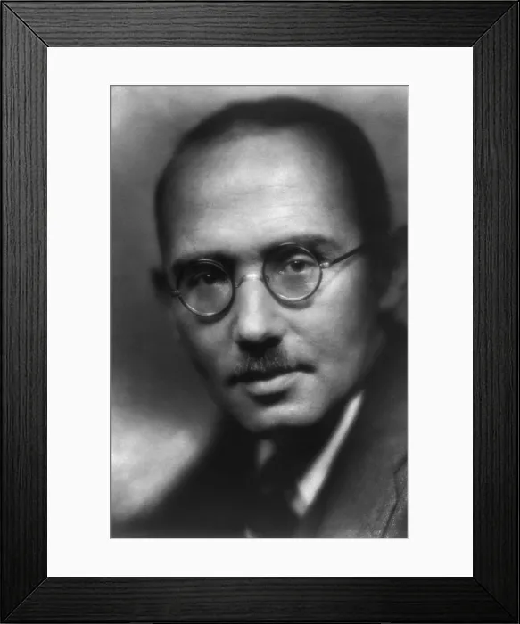 Framed Print : Stephen Vincent Benet, American author, poet, short story writer, and novelist. He won the 1929 Pulitzer Prize for his book-length narrative poem John Brown's Body