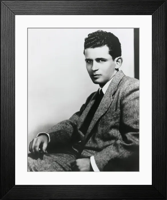 Framed Print : Norman Mailer, American novelist, journalist, essayist, playwright. At times he extended his activities into film making, acting and running for political office. Ca. 1950
