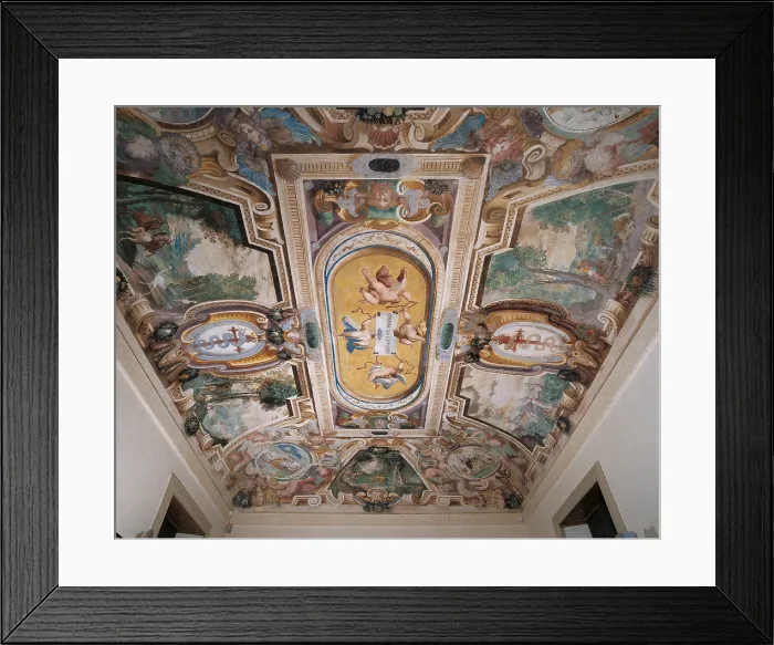 Framed Print : Decoration of Villa Visconti Borromeo Litta in Lainate, by Camillo Procaccini, workshop of Camillo Procaccini, 1587 - 1589 about, 16th Century, fresco, - Italy, Lombardy, Milan Framed Print : Decoration of Villa Visconti Borromeo Litta in Lainate, by Camillo Procaccini, workshop of Camillo Procaccini, 1587 - 1589 about, 16th Century, fresco, - Italy, Lombardy, Milan
