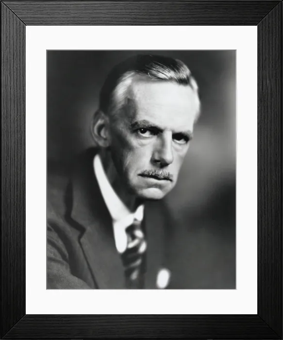 Framed Print : Eugene O'Neill, an Irish American playwright and 1936 Nobel laureate