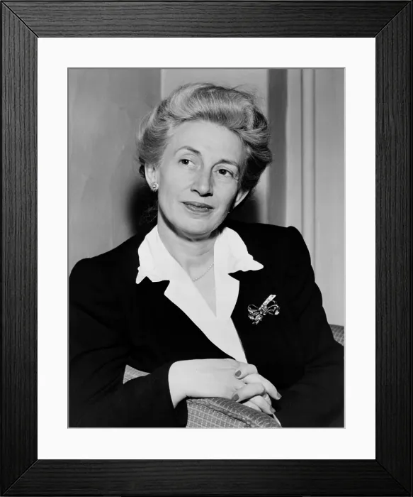 Framed Print : Lillian Eugenia Smith, Southern writer and critic of racial segregation and poverty. Her best known work is the best-selling novel Strange Fruit (1944)