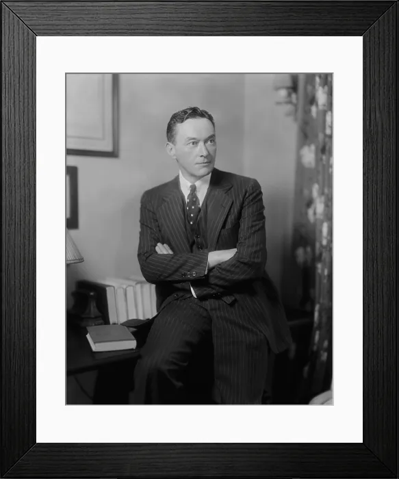 Framed Print : Walter Lippmann public intellectual, writer, and reporter, ca. 1930