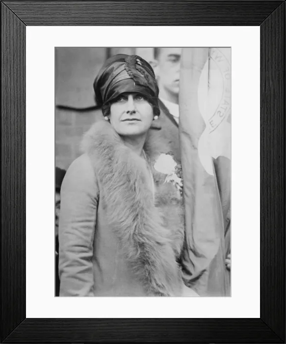 Framed Print : Nellie Tayloe Ross, Democratic Governor of Wyoming from 1925 to 1927