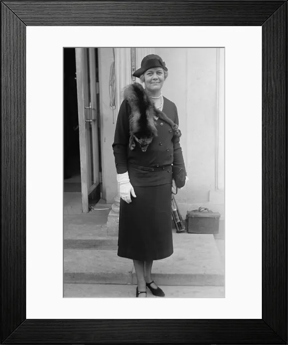 Framed Print : Ruth Baker Pratt, Congresswoman from New York's 17th district from 1929-1933. She was the grandmother of singer-songwriter, Andy Pratt. (BSLOC_2015_16_198)