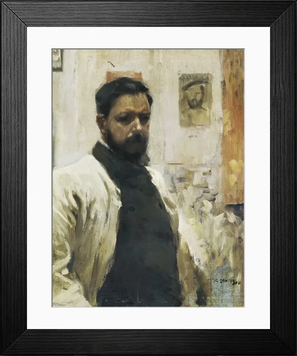 Framed Print : Self-Portrait. 1900. Post-Impressionism. Oil on canvas. SPAIN. Madrid. Sorolla Museum. - M.C.Esteban / Iberfoto / Everett Collection (451809)**US SALES ONLY** Framed Print : Self-Portrait. 1900. Post-Impressionism. Oil on canvas. SPAIN. Madrid. Sorolla Museum. - M.C.Esteban / Iberfoto / Everett Collection (451809)**US SALES ONLY**