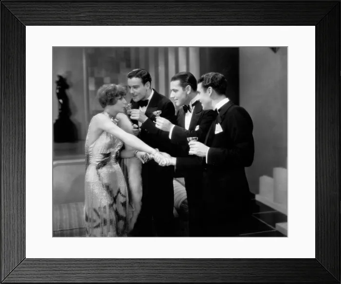 Framed Print : OUR DANCING DAUGHTERS, Joan Crawford, Nils Asther, (left), 1928