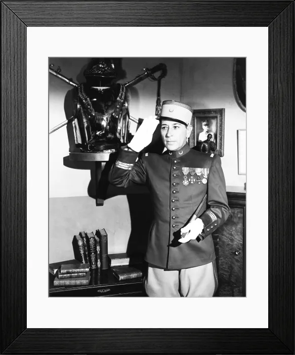 Framed Print : OUTPOST IN MOROCCO, George Raft, 1949