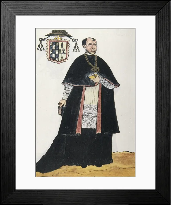 Framed Print : MARTiNEZ COMPAnoN Y BUJANDA, Baltasar Jaime (1735-1797). Trujillo del Peru en el siglo XVIII. 1782 - 1785. Vol. 1. Portraits of bishops from the Archdiocese of Trujillo Framed Print : MARTiNEZ COMPAnoN Y BUJANDA, Baltasar Jaime (1735-1797). Trujillo del Peru en el siglo XVIII. 1782 - 1785. Vol. 1. Portraits of bishops from the Archdiocese of Trujillo