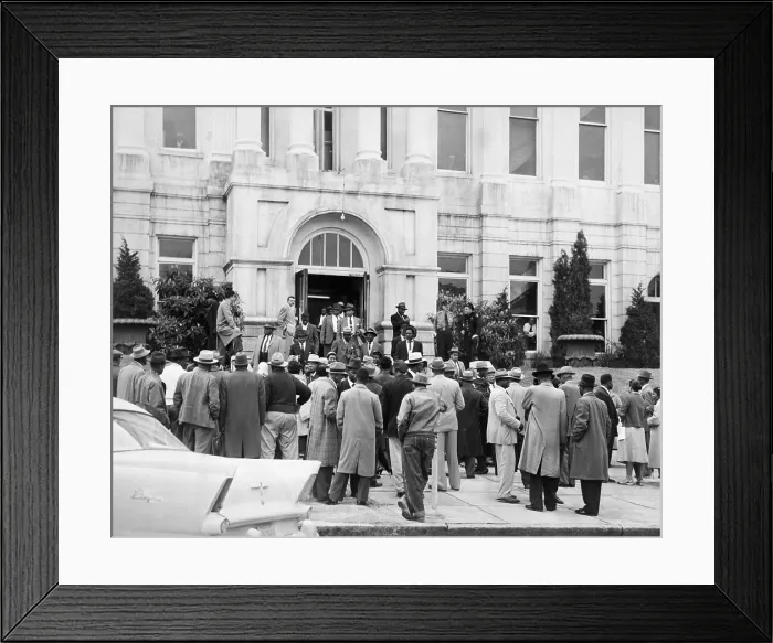 Framed Print : Legal retaliation for Montgomery Bus Boycott Framed Print : Legal retaliation for Montgomery Bus Boycott