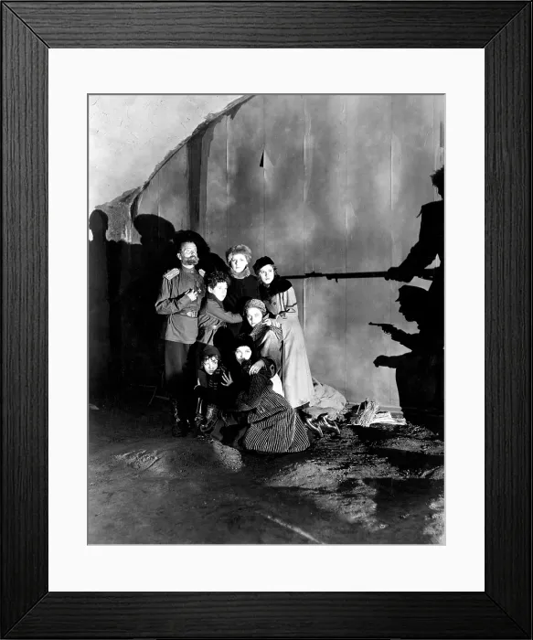 Framed Print : RASPUTIN AND THE EMPRESS, (front row), Anne Shirley, Jean Parker, (back row), Ralph Morgan, Tad Alexander, Ethel Barrymore, Diana Wynyard, 1932