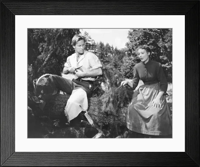 Framed Print : RACHEL AND THE STRANGER, from left: William Holden, Loretta Young, 1948