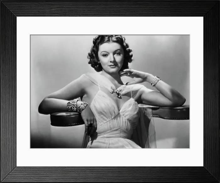 Framed Print : THE RAINS CAME, Myrna Loy, 1939, TM & Copyright 20th Century Fox Film Corp. / courtesy everett Collection