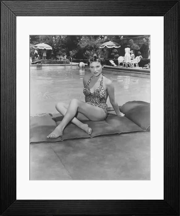 Framed Print : THE RACERS, Bella Darvi, 1955. TM & copyright 20th Century Fox Film Corp. All rights reserved / courtesy Everett Collection