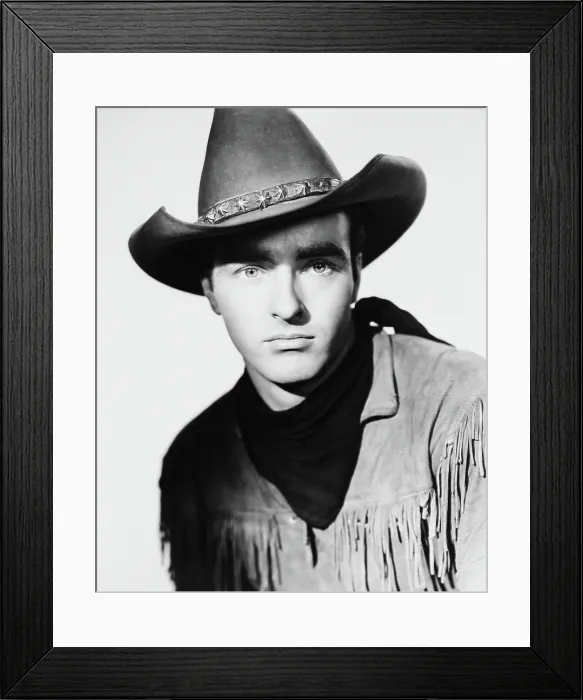 Framed Print : RED RIVER, Montgomery Clift, 1948
