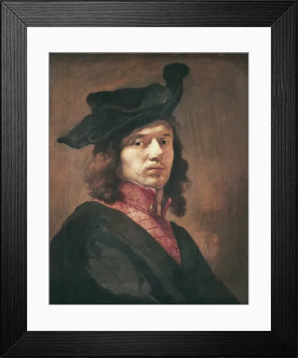 Framed Print : FABRITIUS, Carel (1622-1654). Self-portrait. ca. 1650. Baroque art. Oil on canvas. GERMANY. Munich. Alte Pinakothek (Old Pinacotheca) Framed Print : FABRITIUS, Carel (1622-1654). Self-portrait. ca. 1650. Baroque art. Oil on canvas. GERMANY. Munich. Alte Pinakothek (Old Pinacotheca)