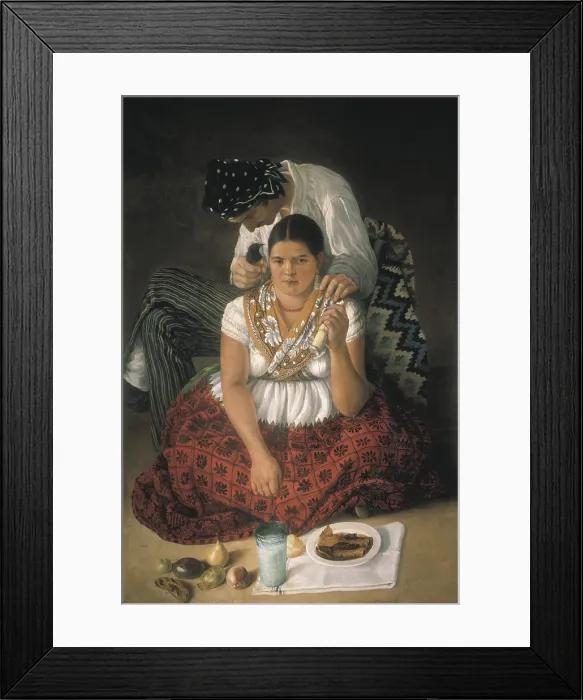 Framed Print : ARRIETA, Jose Agustin (1802-1874). The Gypsy Boy and the Chinese Girl. mid. 19th c. Oil on canvas. Private Collection. - CAGP / Iberfoto / Everett Collection (361527)**US SALES ONLY** Framed Print : ARRIETA, Jose Agustin (1802-1874). The Gypsy Boy and the Chinese Girl. mid. 19th c. Oil on canvas. Private Collection. - CAGP / Iberfoto / Everett Collection (361527)**US SALES ONLY**