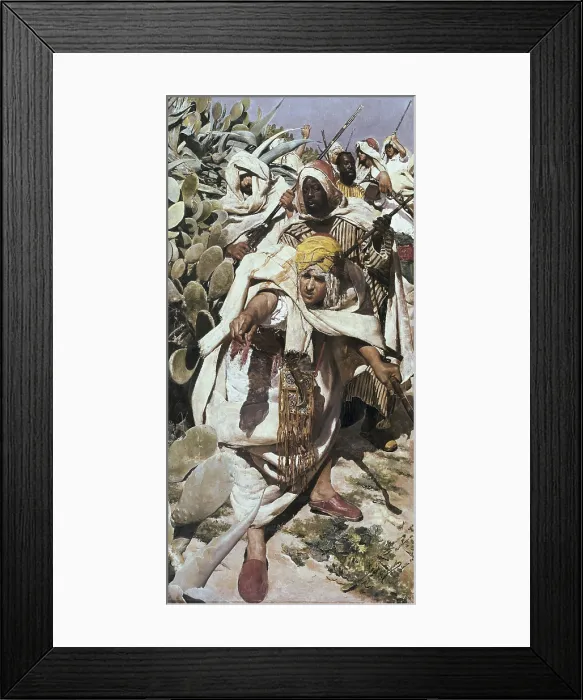 Framed Print : TIRADO, Fernando (1862-1907). Moorish Ambush. 1880. Oil on canvas. SPAIN. Sevilla. Fine Arts Museum. - M.C.Esteban / Iberfoto / Everett Collection (568338)**US SALES ONLY** Framed Print : TIRADO, Fernando (1862-1907). Moorish Ambush. 1880. Oil on canvas. SPAIN. Sevilla. Fine Arts Museum. - M.C.Esteban / Iberfoto / Everett Collection (568338)**US SALES ONLY**