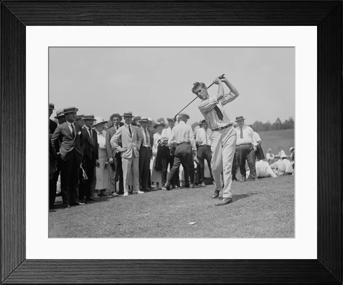 Framed Print : English Golfer Jim Barnes in 1921. He moved to the U. S. where he played professional golf from 1906. He won four majors: PGA Championship in 1916 and 1919; U.S Framed Print : English Golfer Jim Barnes in 1921. He moved to the U. S. where he played professional golf from 1906. He won four majors: PGA Championship in 1916 and 1919; U.S