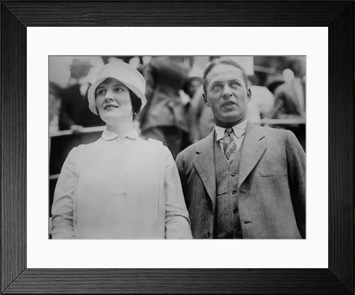 Framed Print : Bobby Jones with his wife, Mary Rice Malone Jones, ca. 1925