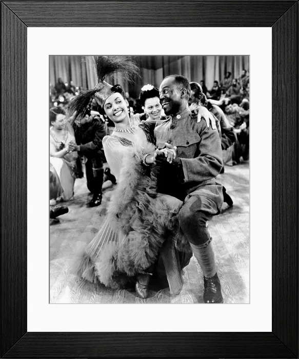 Framed Print : STORMY WEATHER, from left, Lena Horne, Bill Robinson, 1943, TM & Copyright 20th Century Fox Film Corp. All rights reserved