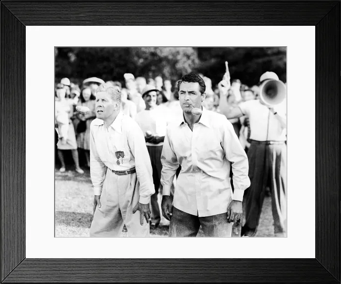 Framed Print : THE BACHELOR AND THE BOBBY-SOXER, Rudy Vallee, Cary Grant, 1947