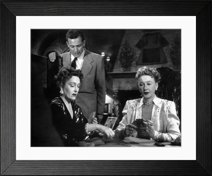 Framed Print : SUNSET BOULEVARD, Gloria Swanson, William Holden, Anna Q. Nilsson, 1950